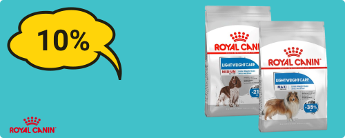 10% de réduction sur les grands paquets de croquettes Royal Canin Care pour chien
